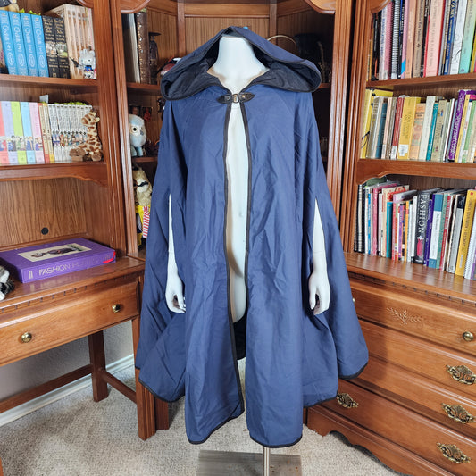 Traveler's Cloak- Navy with Black Lining