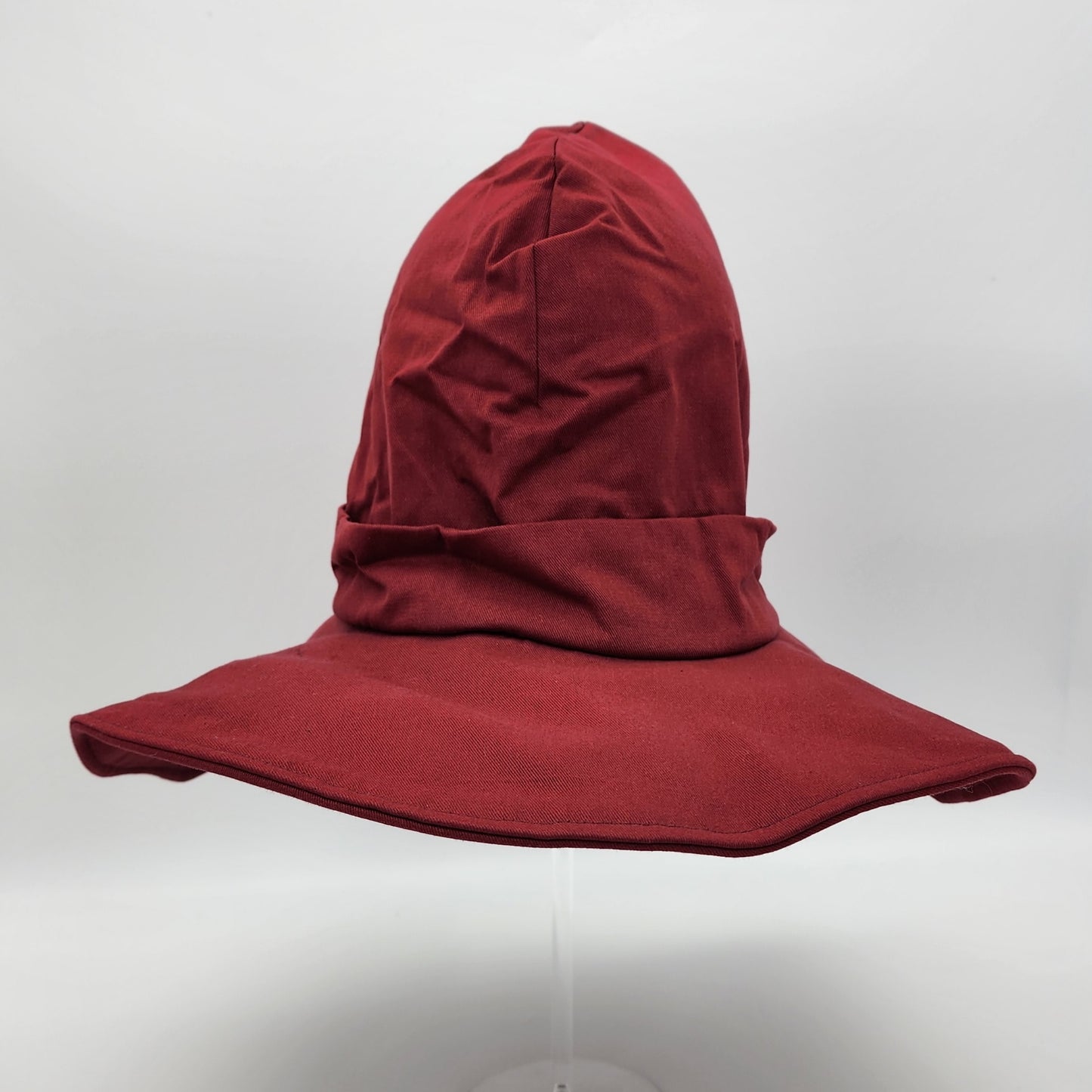 Butterfly Witch Hat- Red with Black and White Embroidery