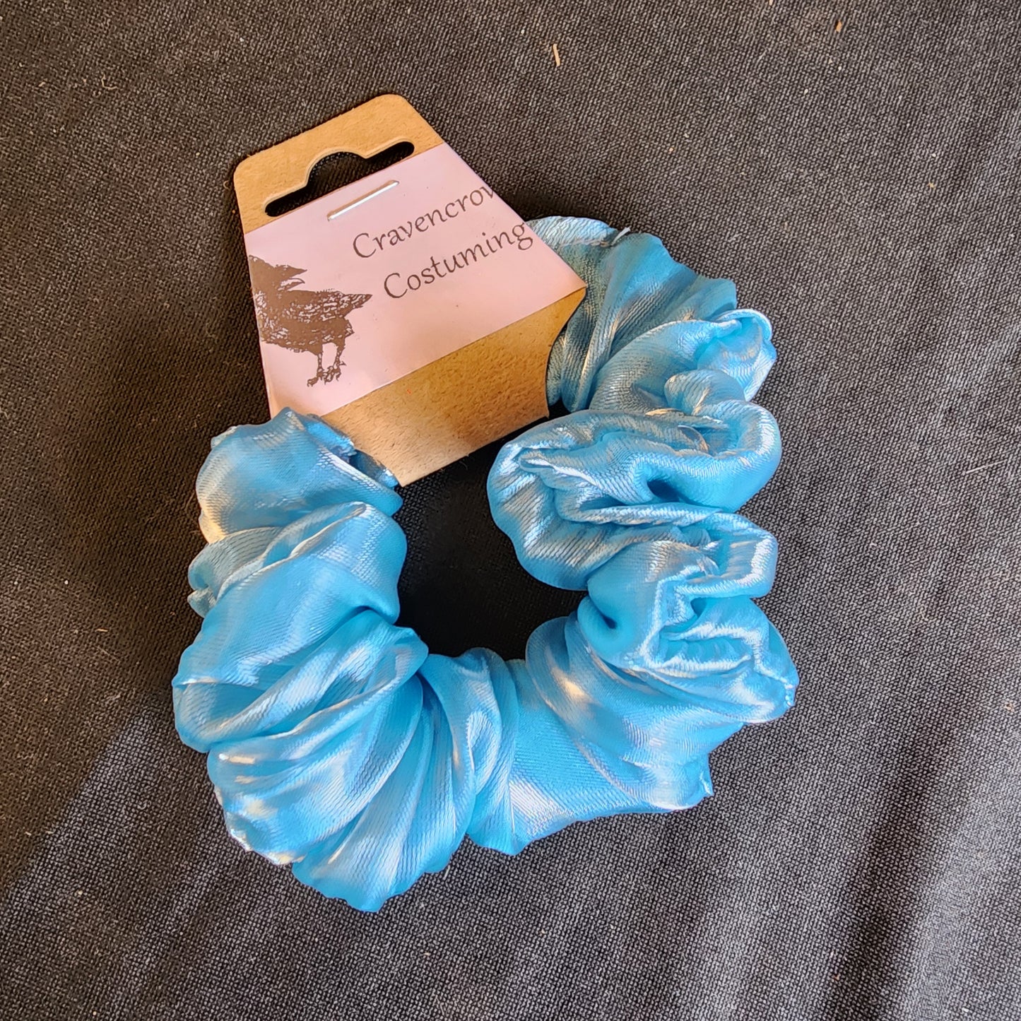 Shimmer scrunchies