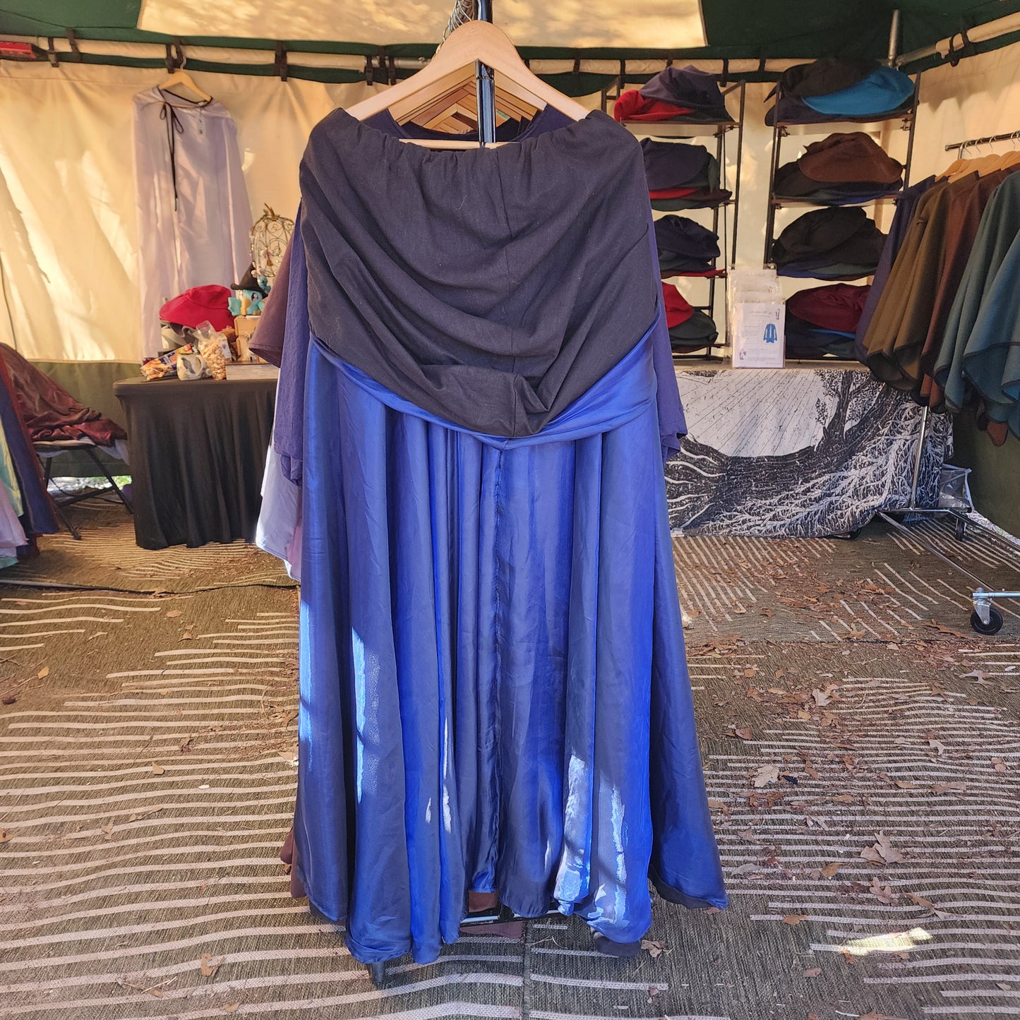 Spellslinger's Cloak- Navy and Black