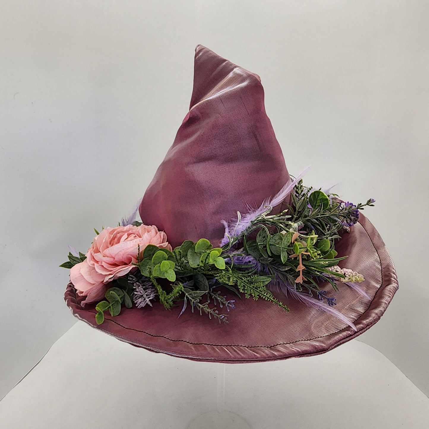 Pink Shimmer Floral Merry Mage Hat