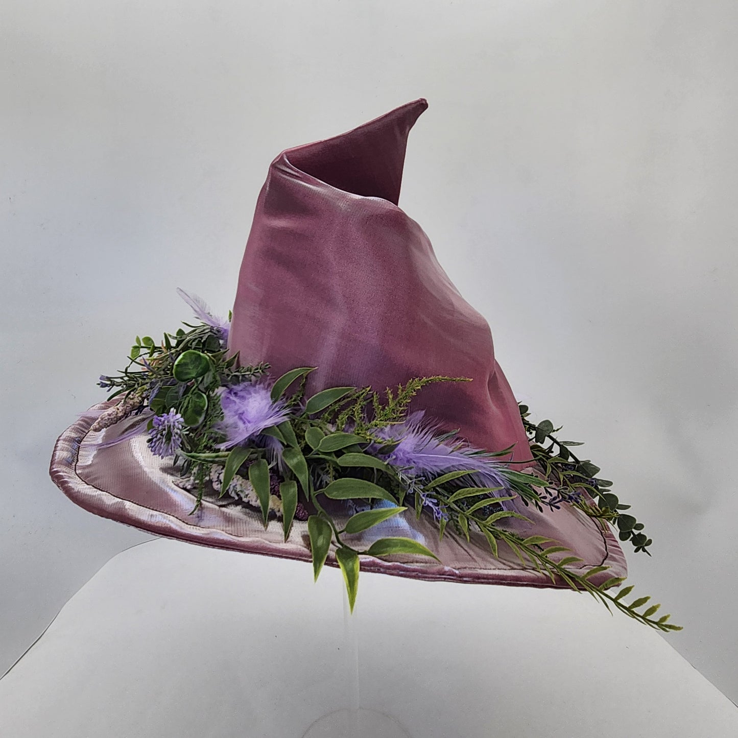 Pink Shimmer Floral Merry Mage Hat