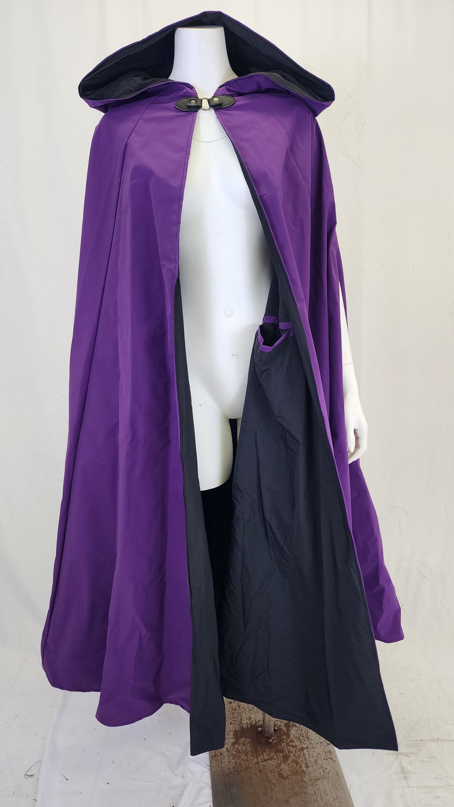 Purple with Black Lining Nightblade Cloak