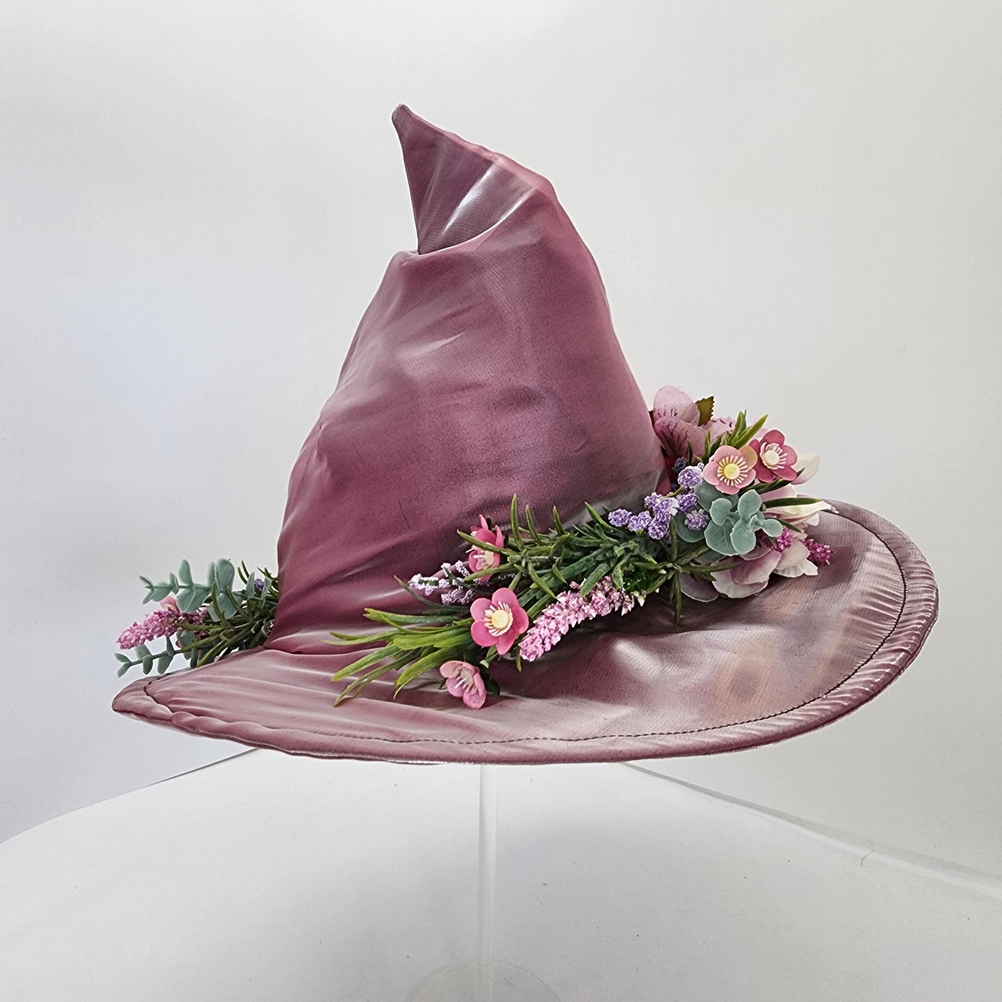 Pink Shimmer Floral Merry Mage Hat