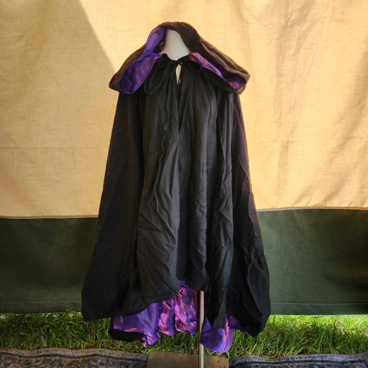 Spellslinger's Cloak- Purple and Black