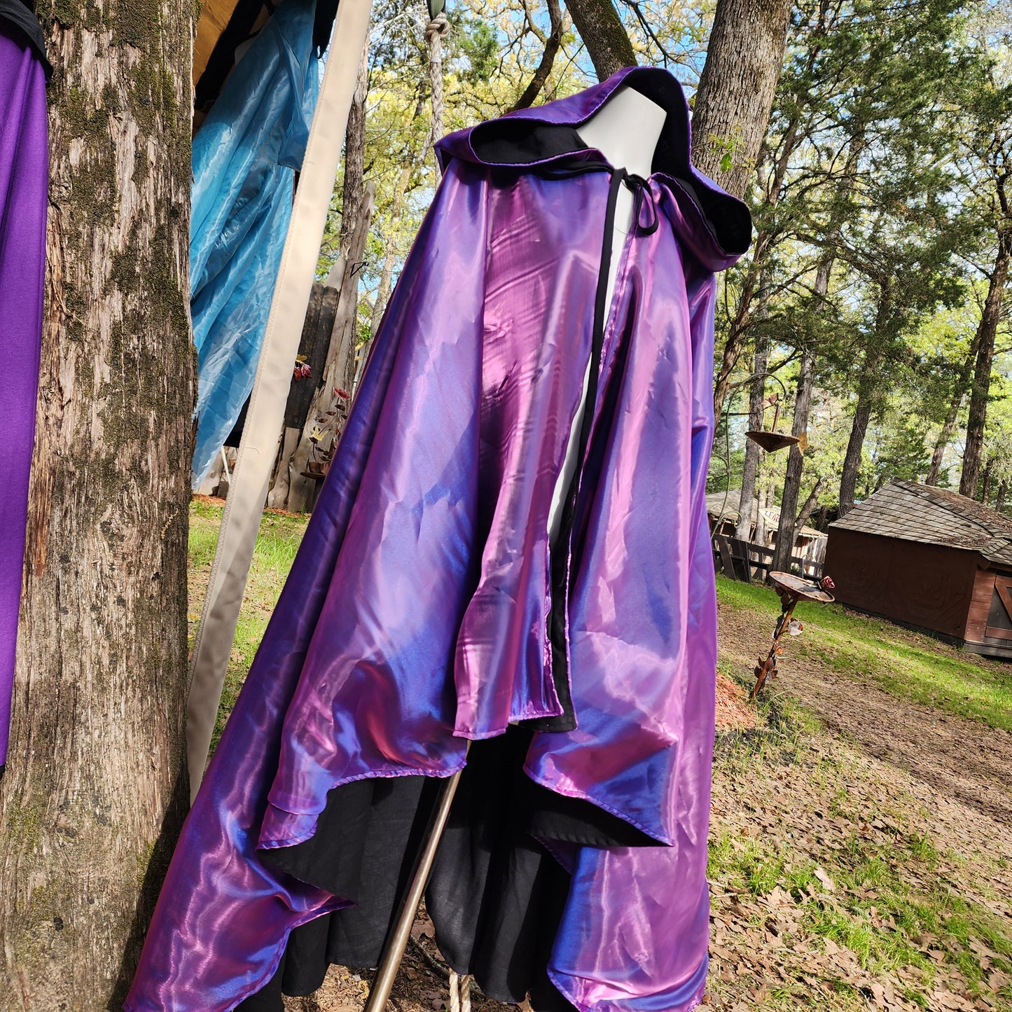 Spellslinger's Cloak- Purple and Black