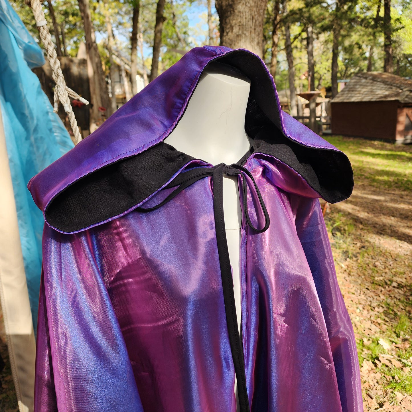Spellslinger's Cloak- Purple and Black