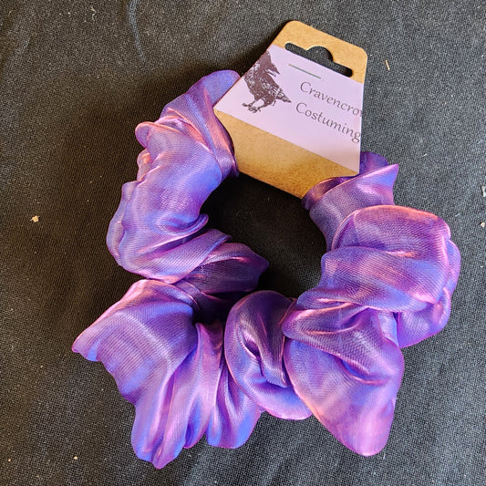 Shimmer scrunchies
