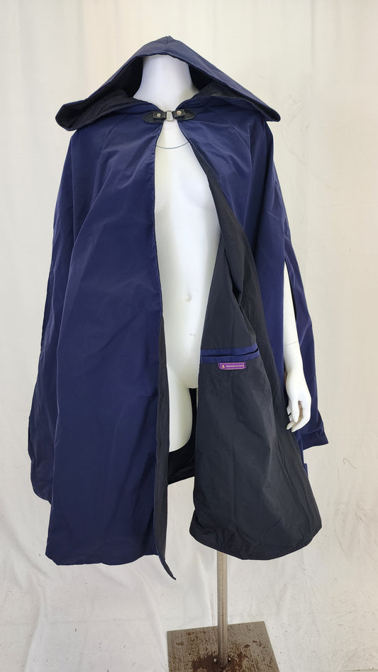 Traveler's Cloak- Navy with Black Lining