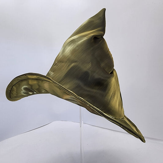 Olive Shimmer Merry Mage hat
