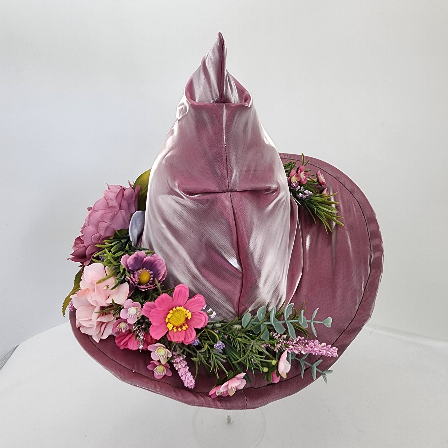 Pink Shimmer Floral Merry Mage Hat