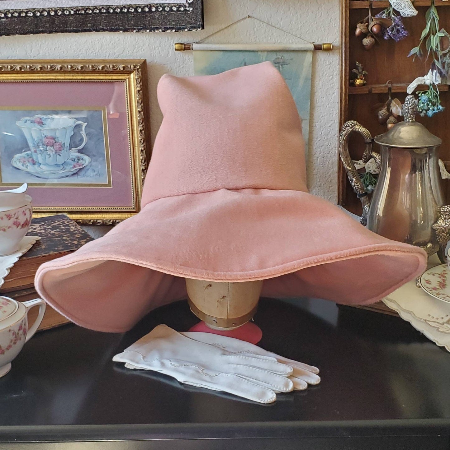 Wizard Hat- coral